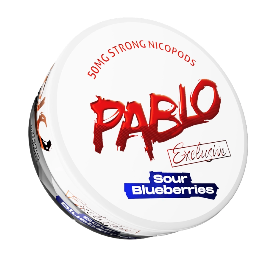 Pablo Exclusive 50mg Sour Blueberries